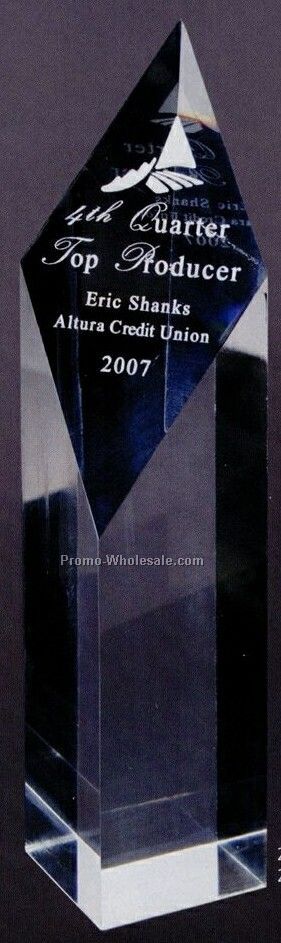 Largediamond Acrylic Obelisk Awards - 2 3/4"x9"x2"