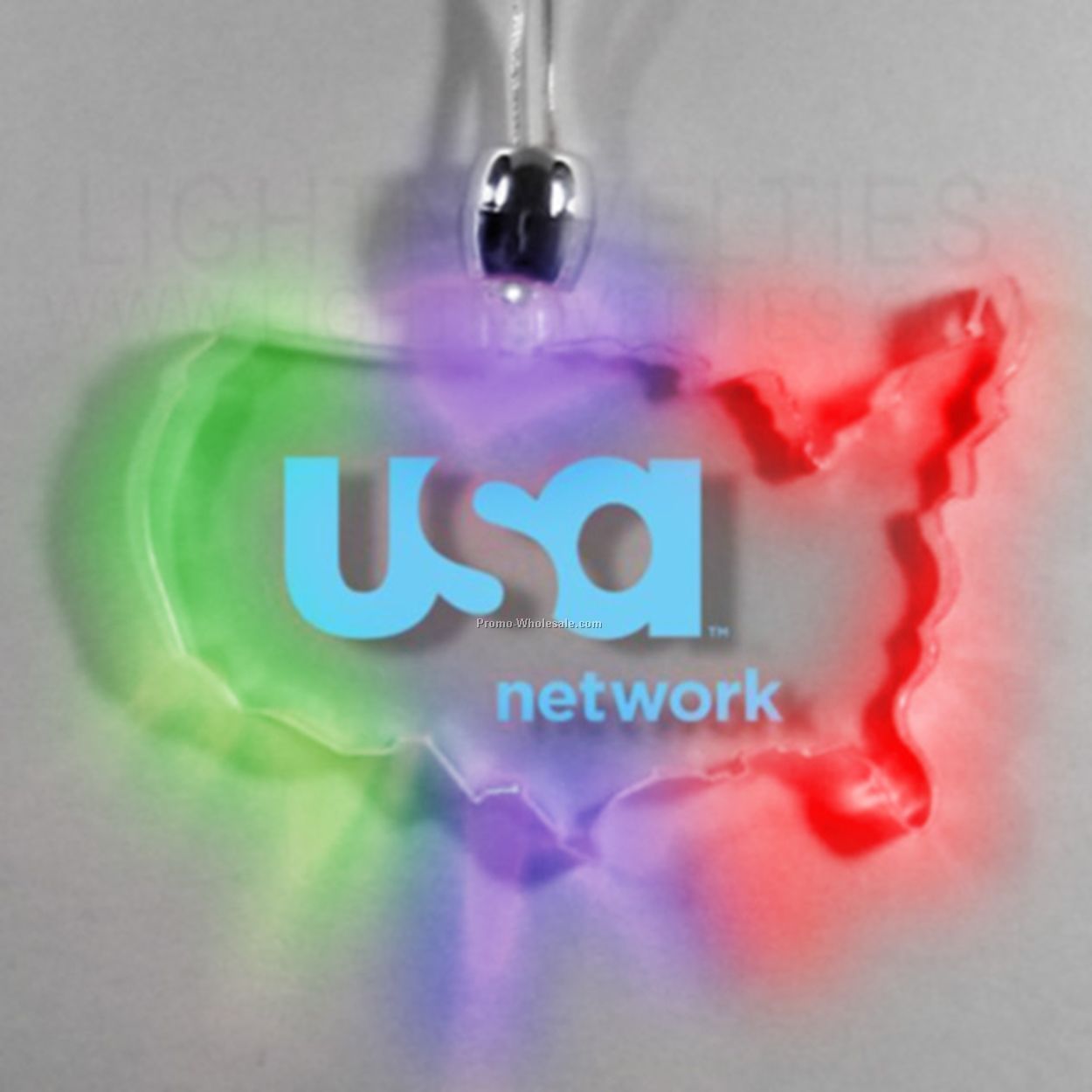 Lighted Necklace - Usa - Multi