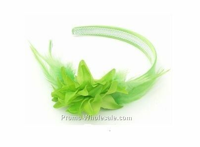 Lime Chrysanthemum Headband