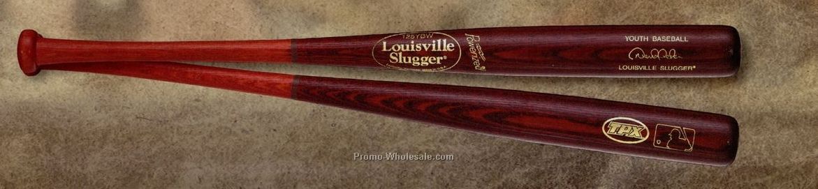 Louisville Slugger Stock Youth Wood Bat W/ Autograph (2 Tone)