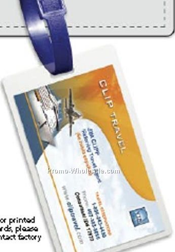 Luggage Tag Laminate Pouch (0.10 Mil)