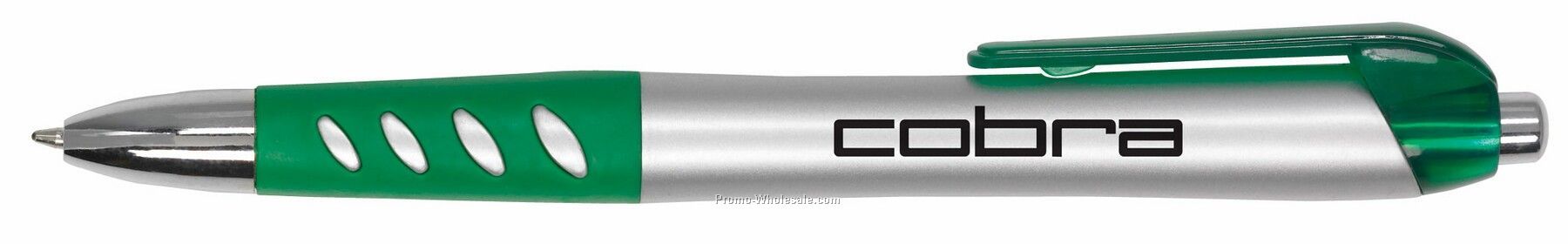 Mercury Sleek Barrel Pen With Vented Rubber Grip - 4 Hour