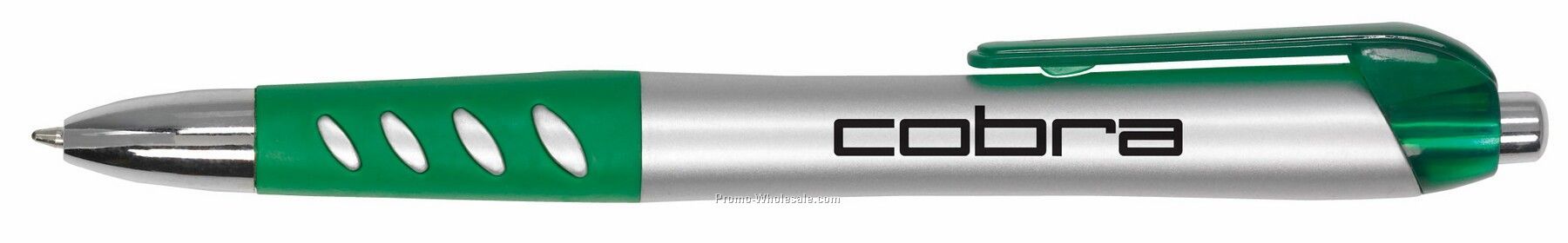 Mercury Sleek Barrel Pen With Vented Rubber Grip - 4 Hour