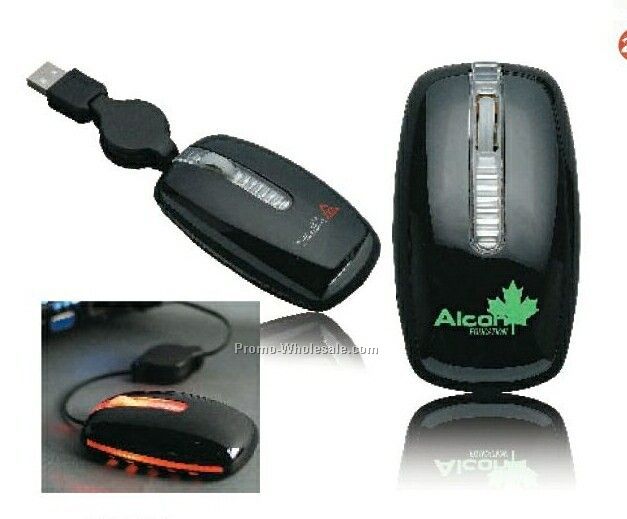 Mini Laser Crystal Optical Mouse