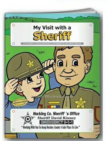 My Visit With A Sheriff Coloring Book (Action Pak)