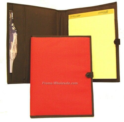 Notebook Organizer With Snap Closure & Zipper Pocket (10-1/4"x13-3/4")