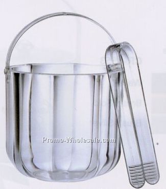 Octagon Ice Bucket With Tong