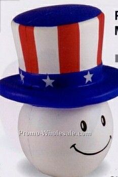 Patriotic Mad Cap Squeeze Toy