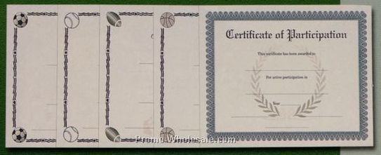 Plastic Certificate Frame