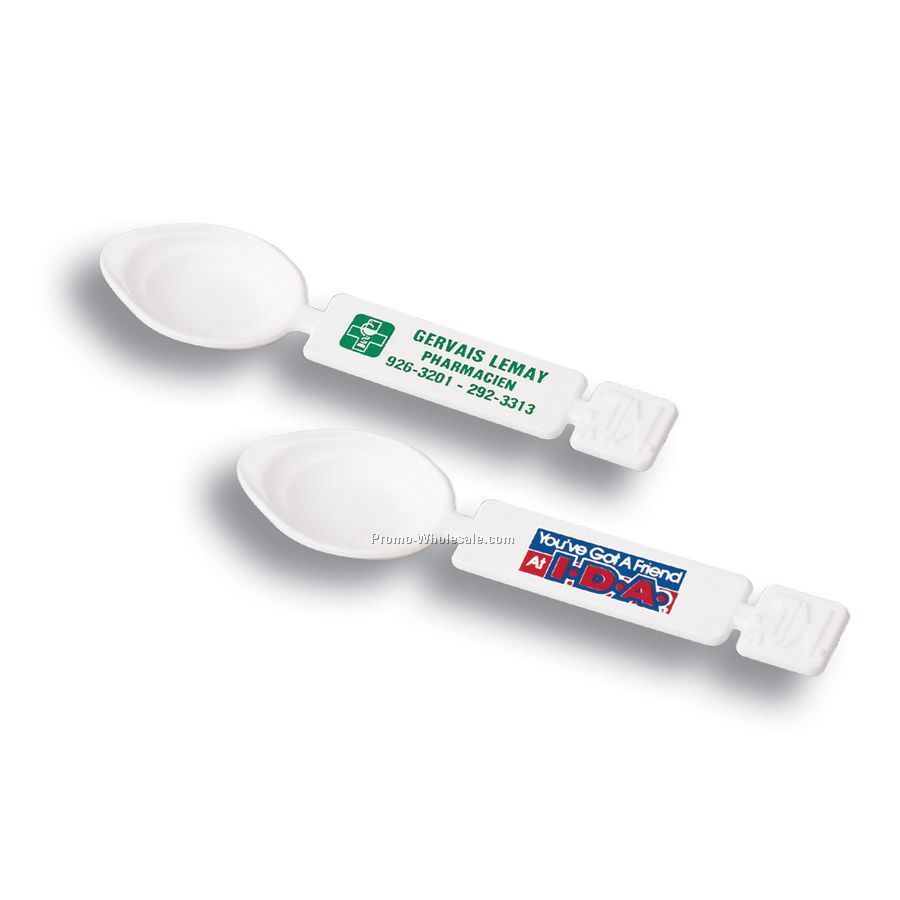 Plastic Medicine Measuring Spoon