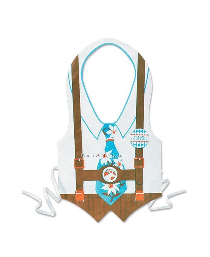 Plastic Oktoberfest Vest (Full Size)