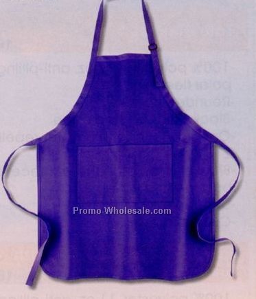 Polyester/ Cotton Full Length Adjustable Apron W/ Pocket