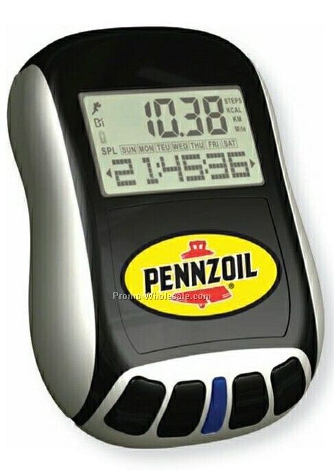 Programmable Pedometer W/ Computer Download USB (Pad Print)