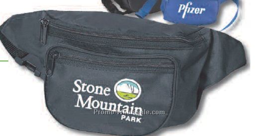 Q-tees Nylon Fanny Pack (10"x6-1/2"x3")