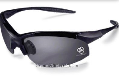 Rad-infinity Blue Frame Safety Glasses W/ Blue Mirror Lens