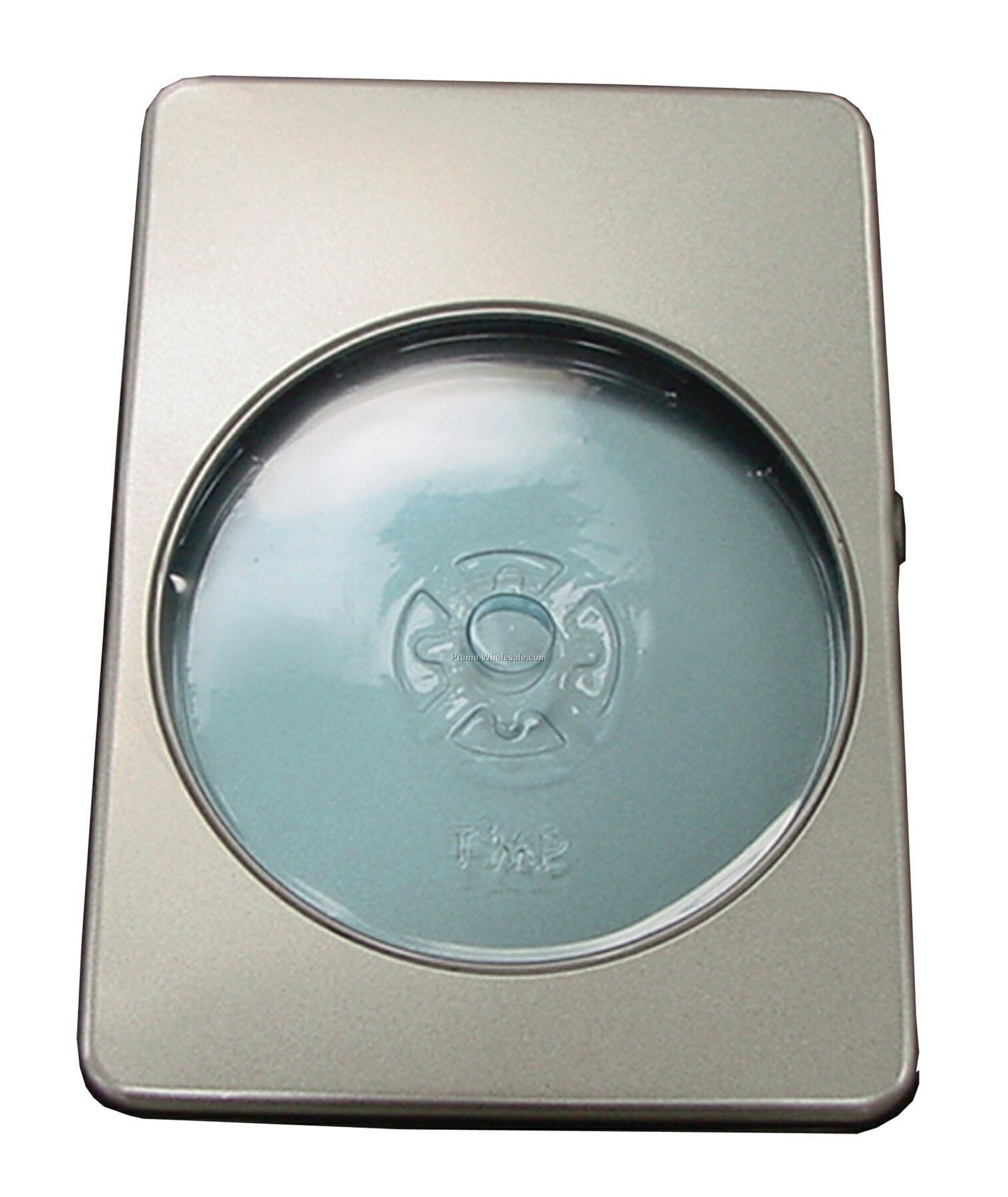 Rectangular Tin Disc Case W/ Window