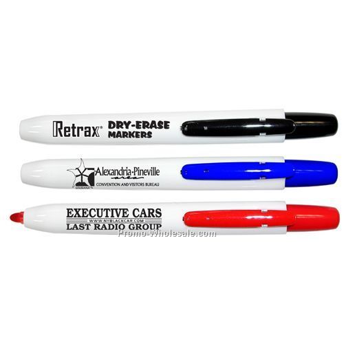 Retrax Retractable Bullet Tip Dry Erase Marker