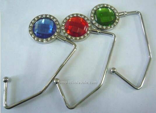 Round Jewel Purse / Handbag Hook