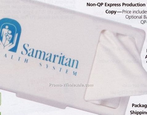 Safe Ad Tissue Dispenser With Super Soft Tissues (2-5/8"x4-11/16"x1-1/8")