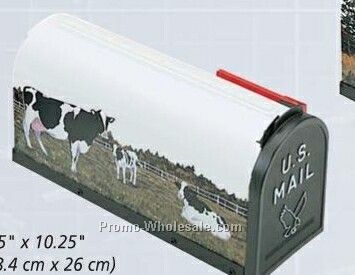 Scenic Decor Series Mailboxes - Cows (Blank)