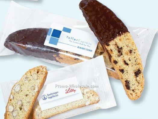 Small Chocolate Dipped Biscotti