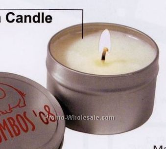 Small Round Seamless Tin Candle - Standard Service