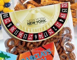 Small Round Top Header Bags - Poker Pretzels