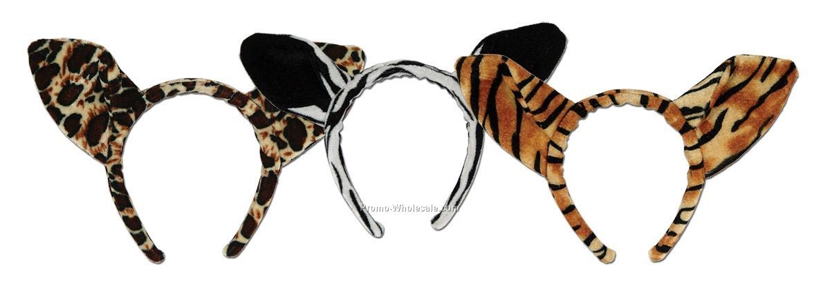 Soft Touch Animal Print Ears