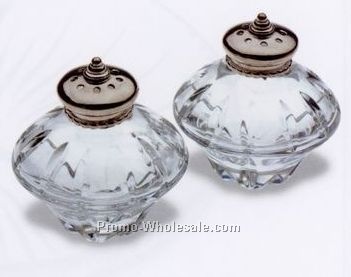 Soho Salt & Pepper Set W/ Accented Top