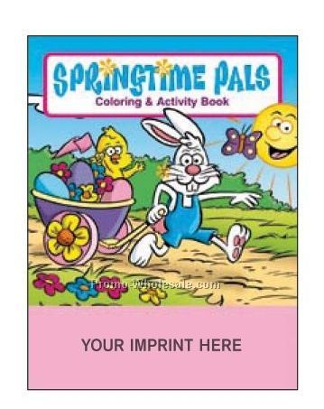 Springtime Pals Coloring Book