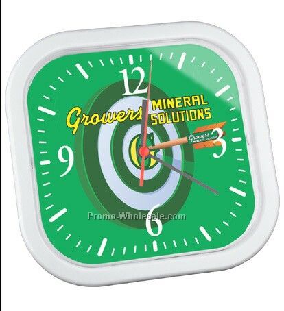 Square Wall Clock - 9 3/4" X 9 3/4"