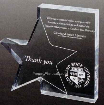 Standing Star Award (Screen Printed)