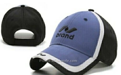 Stock N Brand Cap With Front & Side Accent Trim