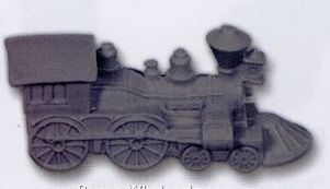 Stock Shape Pencil Top Eraser - Locomotive