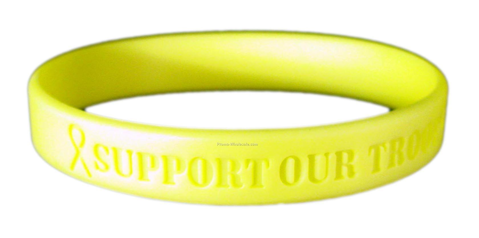 Stock Support Our Troops Stock Silicone Bracelet