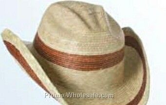 Straw Hat W/ U Shape It Brim (One Size Fit Most)