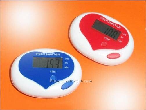 Sweetheart Pedometer With Heart-shape Accent