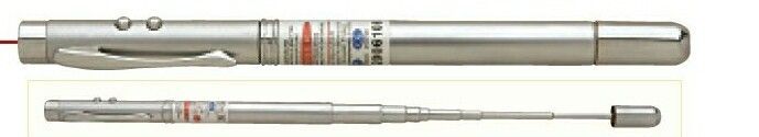 Telescope Red Laser Pointer Pen With LED