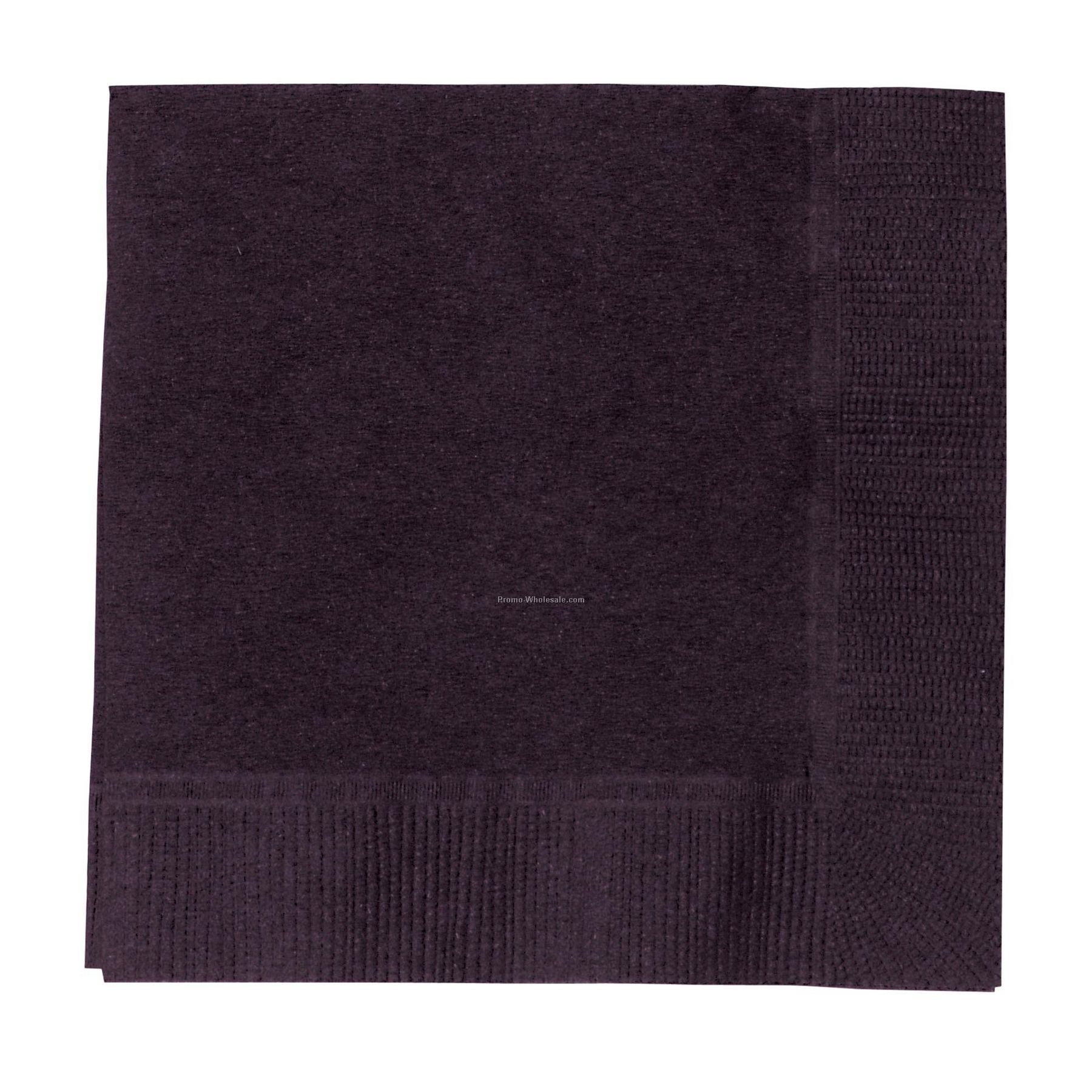 The 500 Line Colorware Black Velvet Dinner Napkins W/ 1/4 Fold