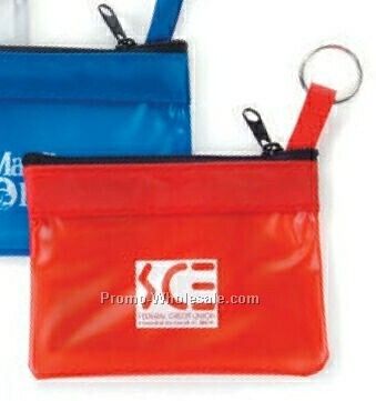 The Companion Key & Coin Vinyl Zipper Pouch