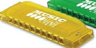 Translucent Yellow Harmonica