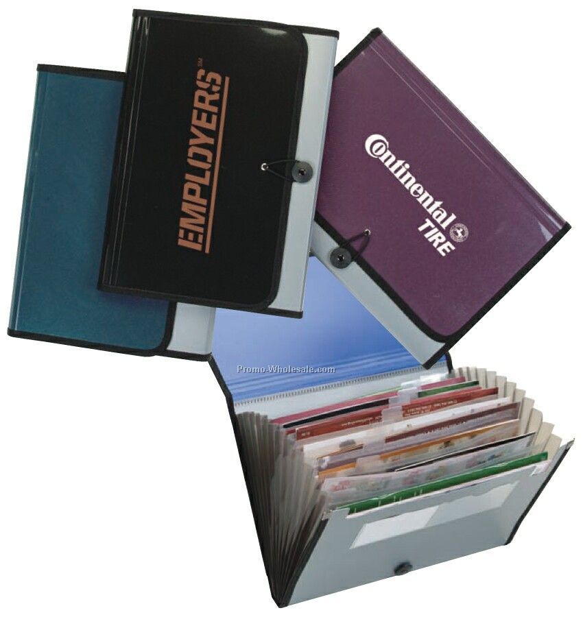 Two-tone Expanding File With Sewn Edge (13 Pocket)
