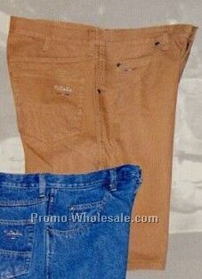 Walls Washed Carpenter Short (30-48 Waist, 10 Inseam) - Washed Brown