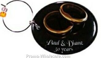 Wine Charms (1.1 To 2 Sq. In. Double Sided Domed)