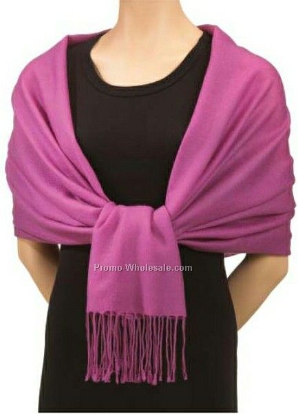 Wolfmark Desert Rose Pashmina Silk/Wool Blend Scarf