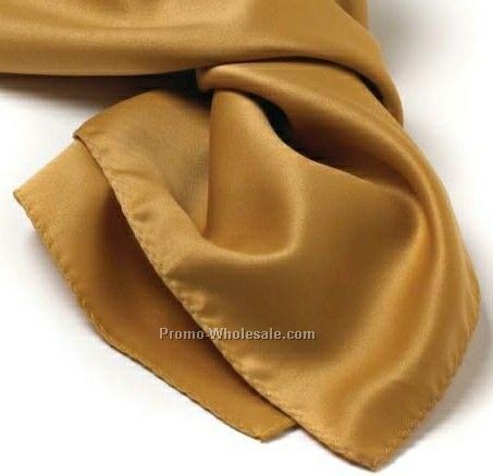 Wolfmark Vegas Gold Solid Series Polyester Scarf