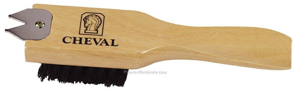 Wooden Multi Purpose Golf Brush