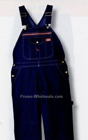 Zipper Pocket Bib Overall W/ Triple Stitch Seam (Inseam 30-34, Waist 30-50)