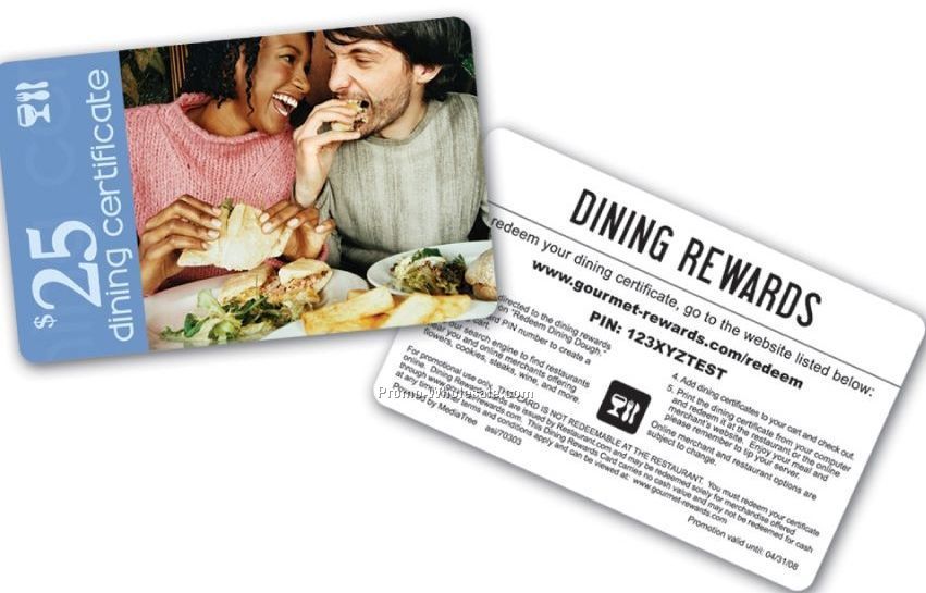 $25 Dining Gift Card