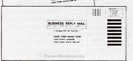 #6-3/4 Reg. White Business Reply & Post Paid Envelope